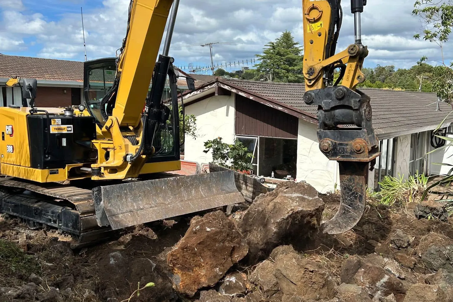 Raw site, raw ground before earthworks